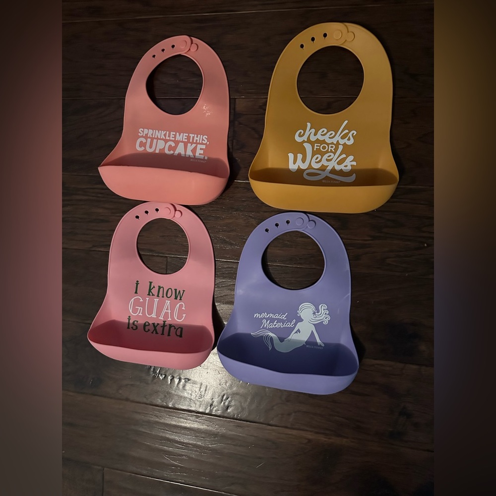Bella Tunno Baby Bibs - Bundle of 4